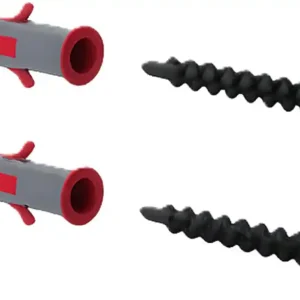 Meilleur Choix Set pour fixation mural Bodenschatz Noir mat